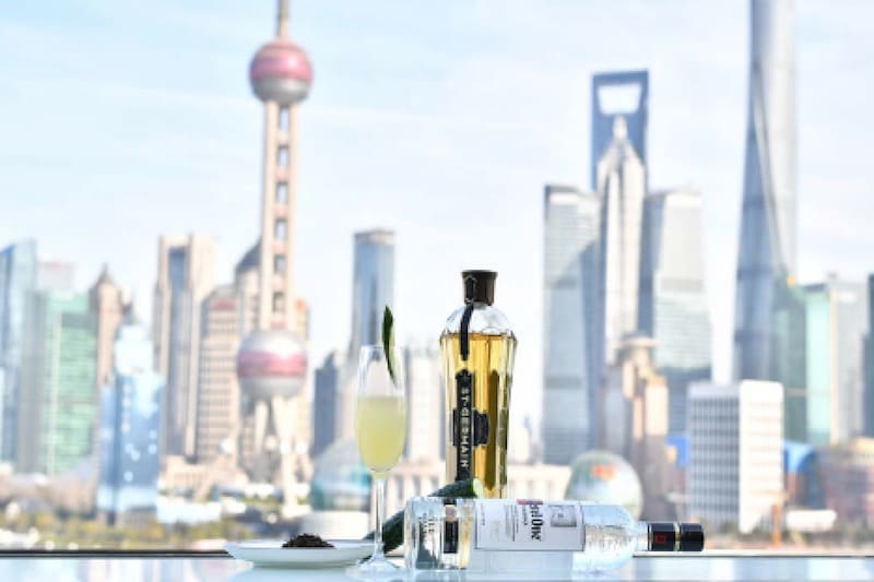 CUCUMBER LIME COOLER @ The Peninsula Shanghai